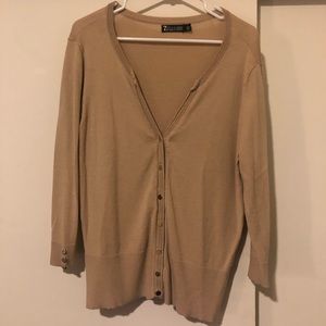 NY&CO Tan Sweater Size Large